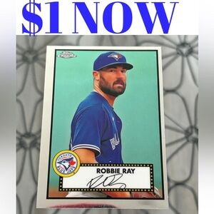 Robbie Ray 2021 Topps Chrome Toronto Blue Jays Baseball Card